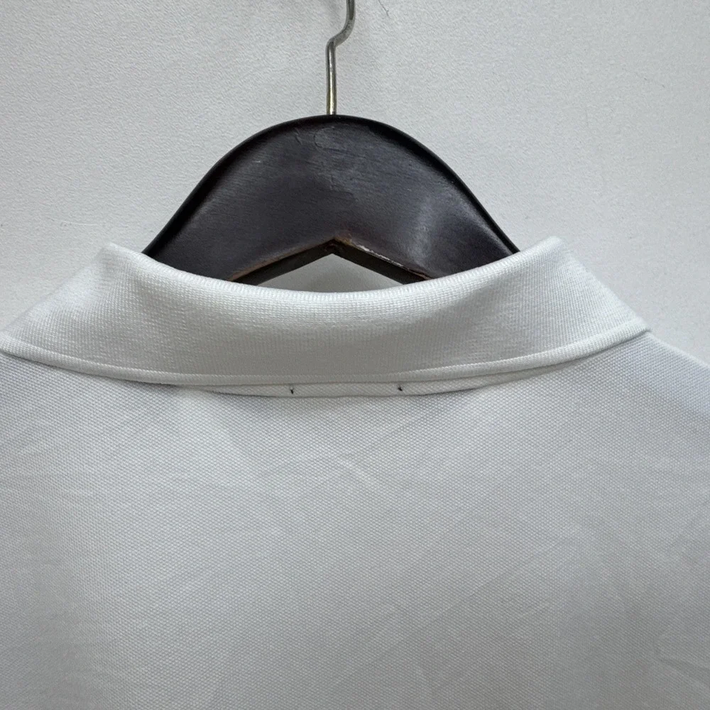 Polo Golf Ralph Lauren Performance collared white shirt made in Peru SZ Large